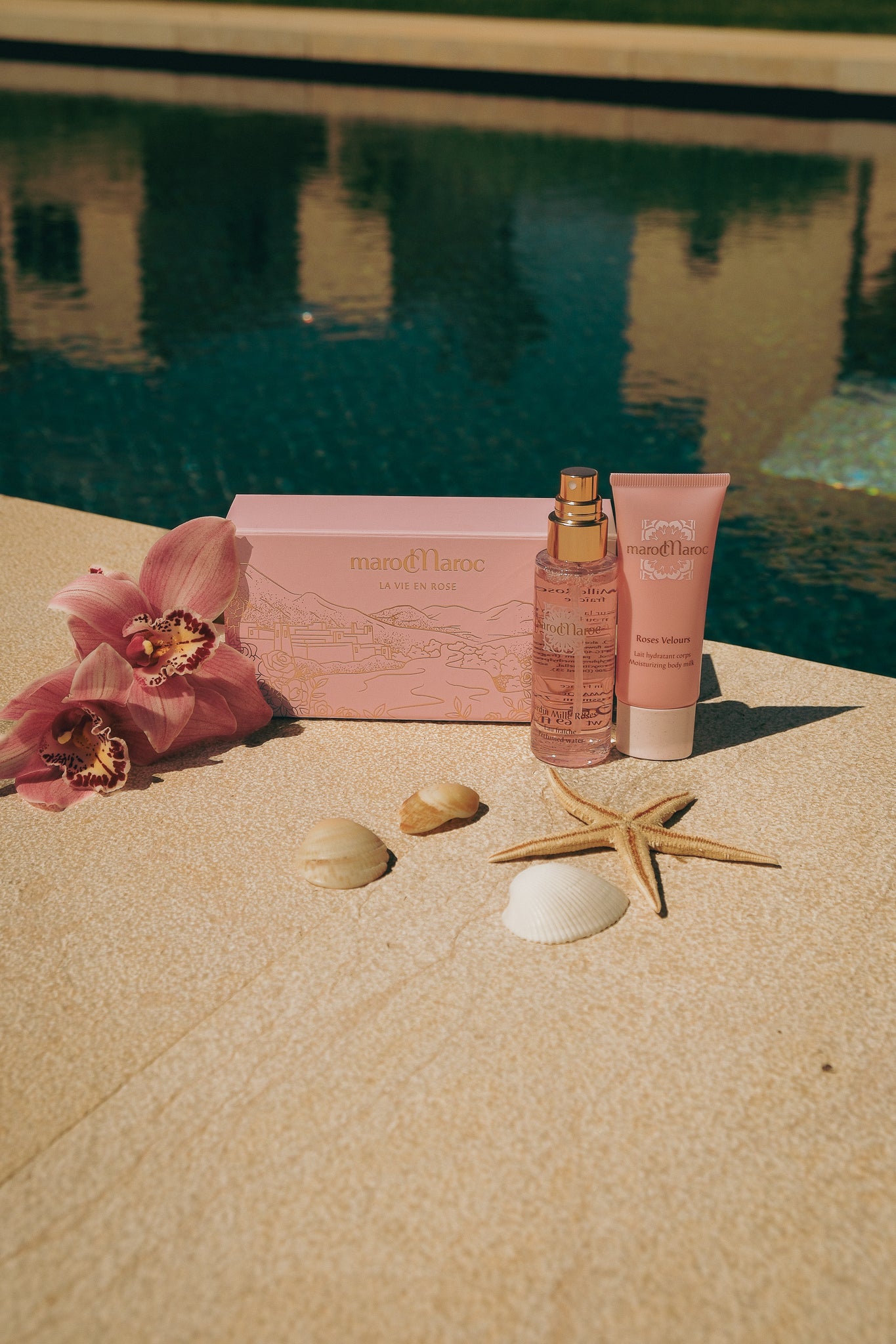 La Vie en Rose Gift Set - Duo of body products - marocMaroc